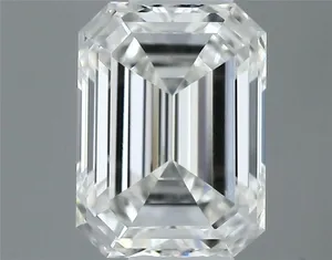 0.3ct EMERALD F VVS2 Natural diamond