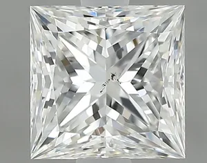 1.13ct PRINCESS H SI1 Natural diamond