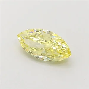 1ct MARQUISE Fancy Yellow SI1 Coloured Lab diamond