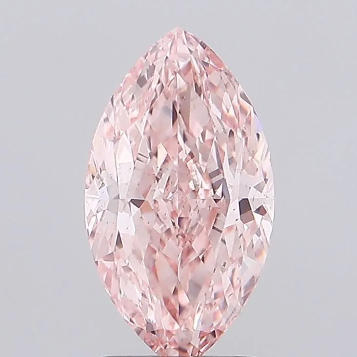 2.02ct MARQUISE Fancy Intense Pink VS2 Coloured Lab diamond