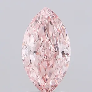 2.02ct MARQUISE Fancy Intense Pink VS2 Coloured Lab diamond