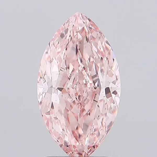 2.02ct MARQUISE Fancy Intense Pink VS2 Coloured Lab diamond