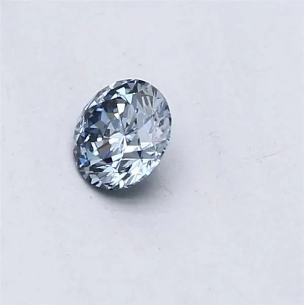 0.30ct ROUND Fancy Vivid Blue VS2 Coloured Lab diamond