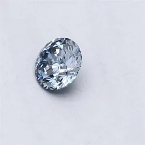 0.3ct ROUND Fancy Vivid Blue VS2 Coloured Lab diamond
