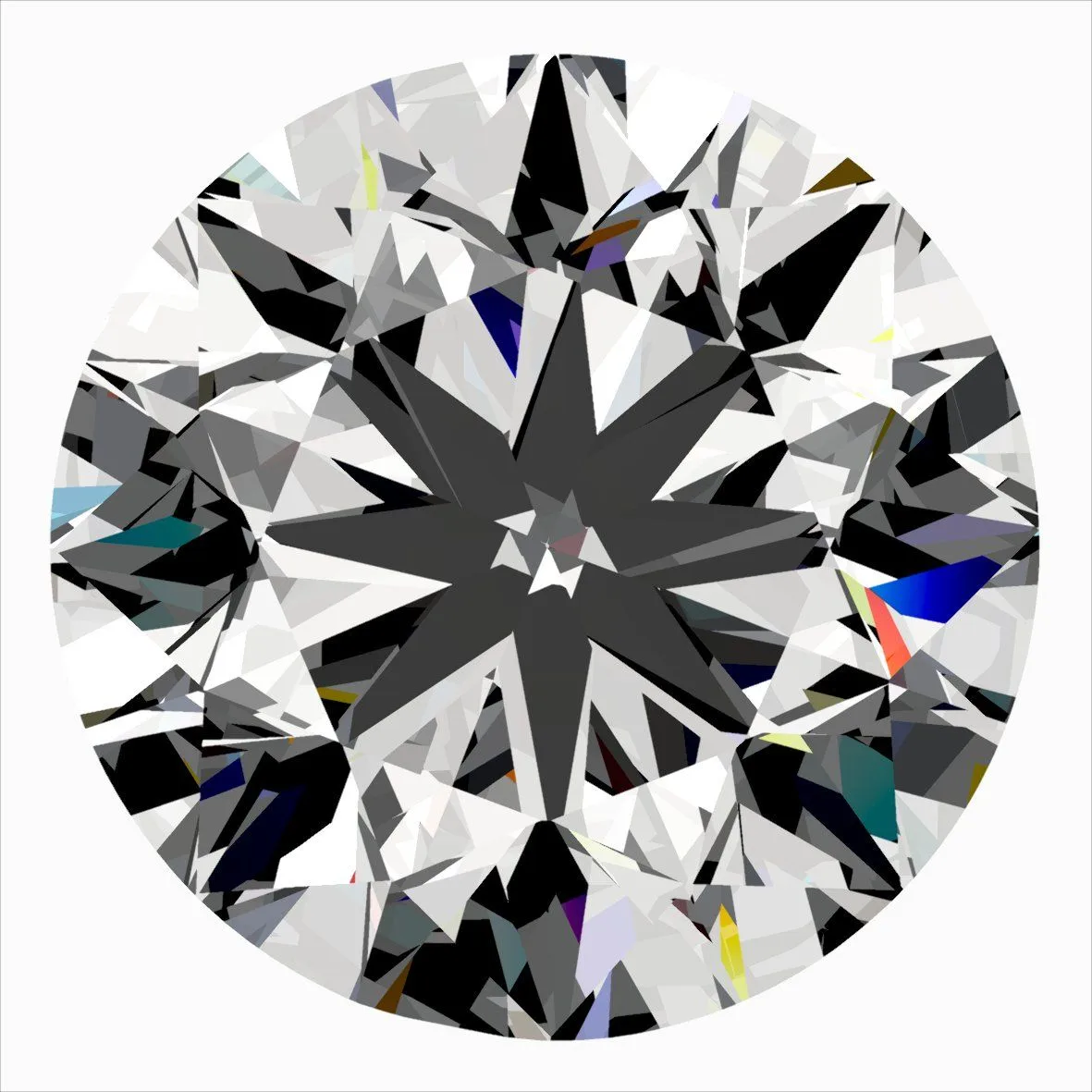 0.30ct ROUND H VS2 Natural diamond