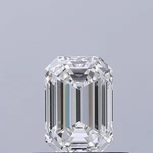 0.51ct EMERALD F VS1 Natural diamond