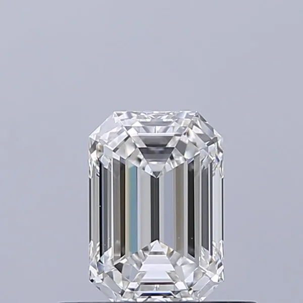 0.51ct EMERALD F VS1 Natural diamond