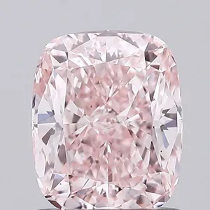 1.06ct CUSHION Fancy Intense Pink VVS2 Coloured Lab diamond