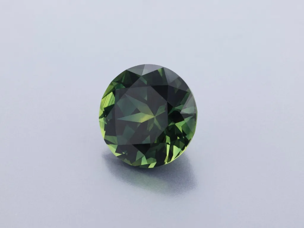 3.94ct Parti Sapphire, Round gemstone