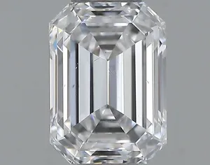 0.37ct EMERALD D SI1 Natural diamond