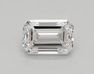 0.4ct EMERALD F VVS1 Lab diamond