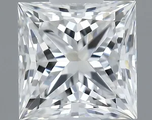 0.3ct PRINCESS F VVS2 Natural diamond