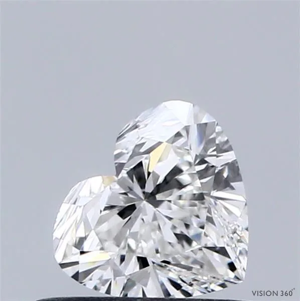 0.51ct HEART G VVS2 Natural diamond