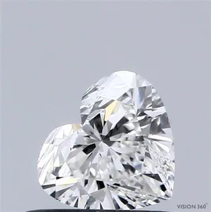 0.51ct HEART G VVS2 Natural diamond