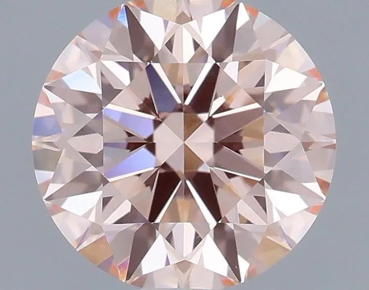 1.01ct ROUND Fancy Intense Pink VS1 Coloured Lab diamond