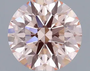 1.01ct ROUND Fancy Intense Pink VS1 Coloured Lab diamond