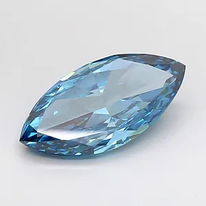 1.83ct MARQUISE Fancy Vivid Blue VS1 Coloured Lab diamond