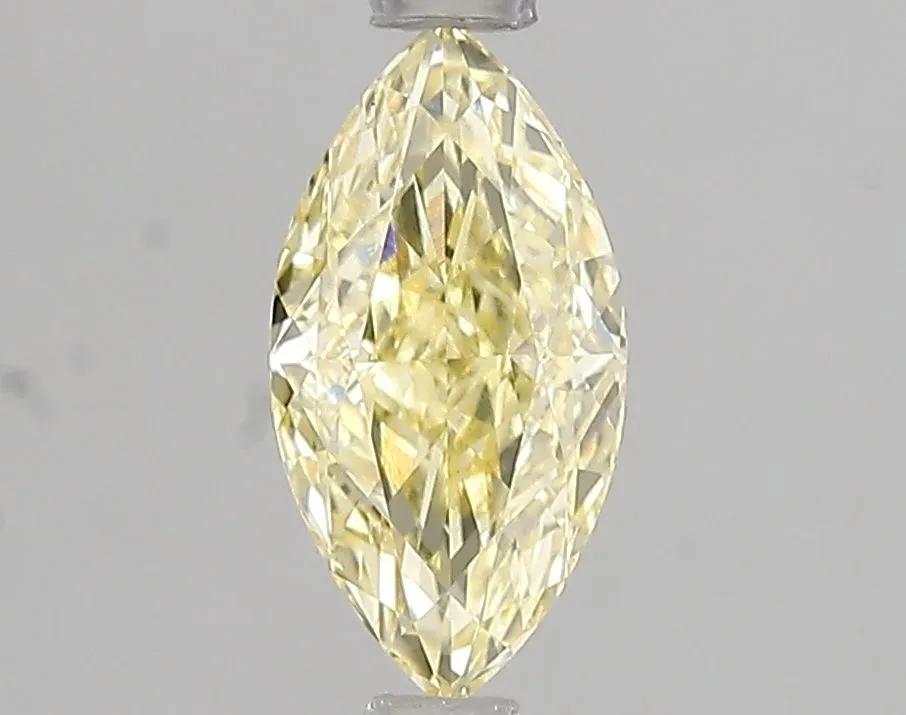 1.06ct MARQUISE Fancy Intense Yellow VVS2 Coloured Lab diamond