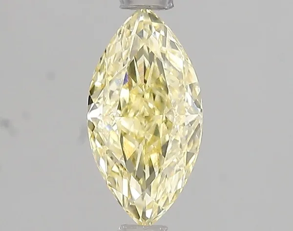 1.06ct MARQUISE Fancy Intense Yellow VVS2 Coloured Lab diamond