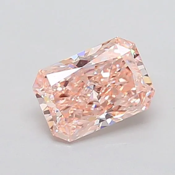1.30ct RADIANT Fancy Intense Pink VVS2 Coloured Lab diamond