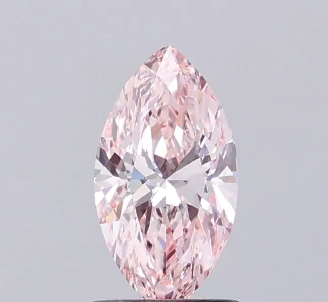 1.01ct MARQUISE Fancy Intense Pink VS1 Coloured Lab diamond