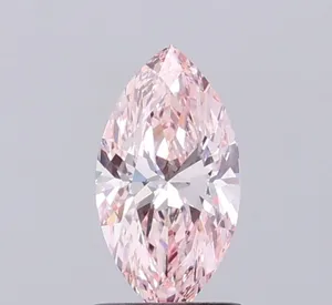 1.01ct MARQUISE Fancy Intense Pink VS1 Coloured Lab diamond