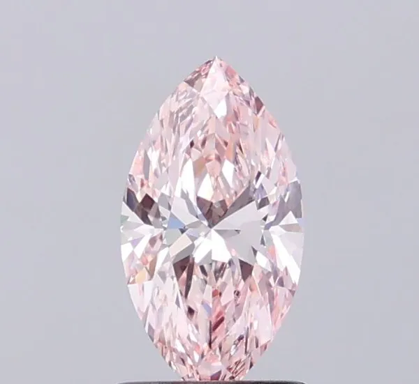 1.01ct MARQUISE Fancy Intense Pink VS1 Coloured Lab diamond
