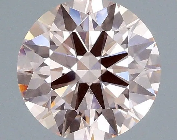 1.01ct ROUND Fancy Pink VS1 Coloured Lab diamond