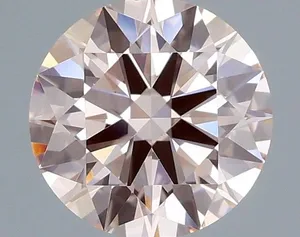 1.01ct ROUND Fancy Pink VS1 Coloured Lab diamond