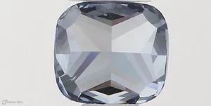 0.37ct CUSHION Fancy Vivid Blue VS2 Coloured Lab diamond
