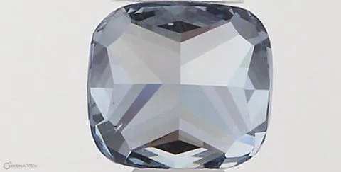 0.37ct CUSHION Fancy Vivid Blue VS2 Coloured Lab diamond