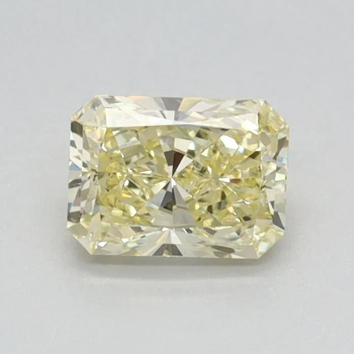 0.53ct RADIANT Fancy Yellow VVS2 Coloured Lab diamond