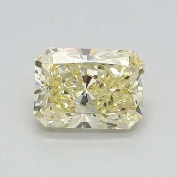 0.53ct RADIANT Fancy Yellow VVS2 Coloured Lab diamond