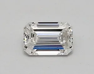 0.39ct EMERALD D VVS2 Lab diamond
