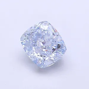 1.01ct CUSHION Fancy Intense Blue VS2 Coloured Lab diamond