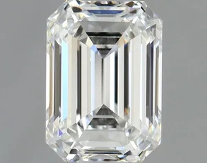 0.62ct EMERALD F VVS1 Natural diamond
