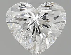 1.08ct HEART D VVS2 Lab diamond