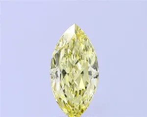 1.41ct MARQUISE Fancy Intense Yellow SI1 Coloured Lab diamond