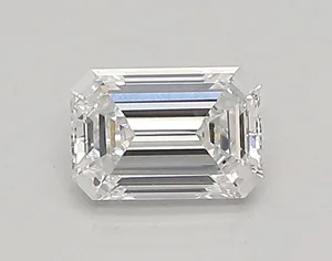 0.38ct EMERALD D VVS1 Lab diamond