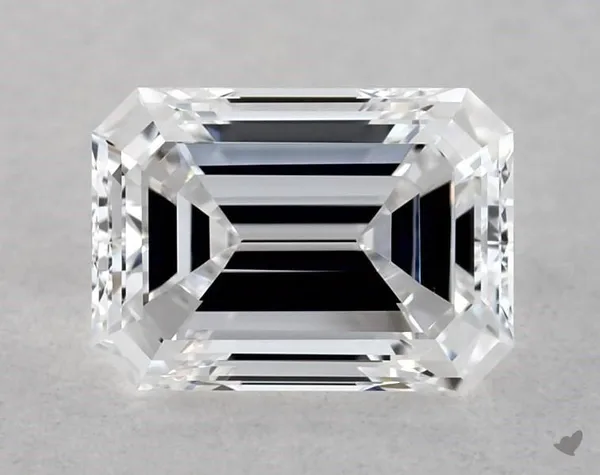 0.45ct EMERALD D VVS2 Natural diamond