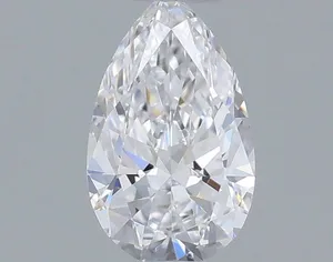 0.32ct PEAR D VS2 Natural diamond