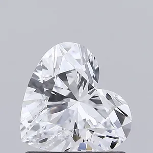 1ct HEART D VVS2 Lab diamond