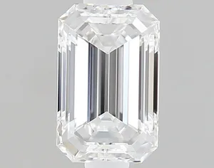 0.34ct EMERALD D VVS2 Natural diamond