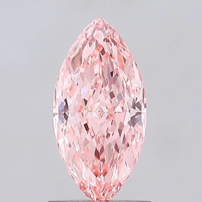1.16ct MARQUISE Fancy Vivid Pink VVS2 Coloured Lab diamond