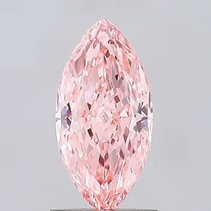 1.16ct MARQUISE Fancy Vivid Pink VVS2 Coloured Lab diamond