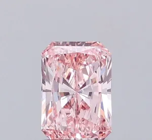 1.07ct RADIANT Fancy Intense Pink VS2 Coloured Lab diamond