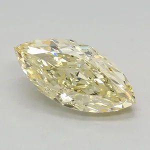 0.82ct MARQUISE Fancy Intense Yellow SI1 Coloured Lab diamond