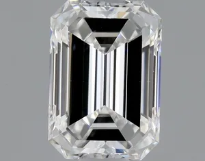 0.46ct EMERALD D VS2 Natural diamond