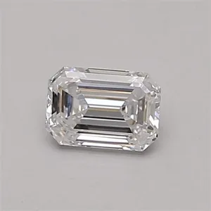 0.37ct EMERALD D IF Lab diamond