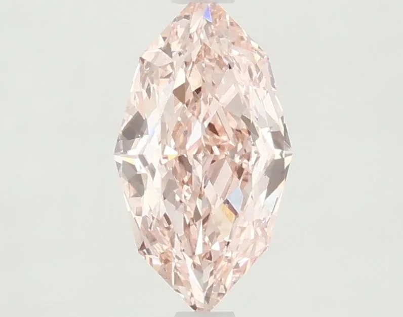 1.01ct MARQUISE Fancy Intense Pink VVS2 Coloured Lab diamond